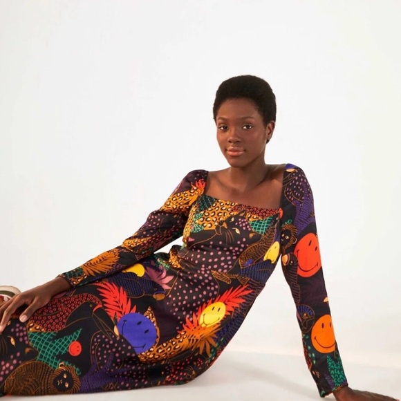 FARM Rio Multicolor Smiley Jungle Dress - Picture 2 of 7